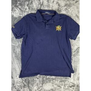 Polo Ralph Lauren Men’s XL Navy Polo‎ Crest Logo Embroidered Classic Fit Vintage